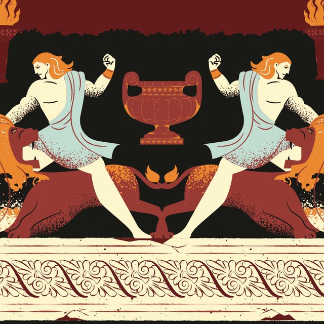 Thumbnail of an illustrated book about the Old and New Testaments.